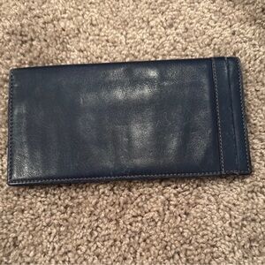 GUC navy blue Salvatore Ferragamo wallet